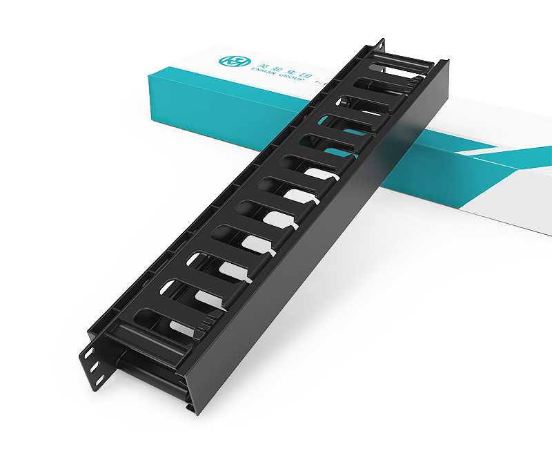 英曼19寸-1U24口塑料理線架，標(biāo)準(zhǔn)網(wǎng)絡(luò)工程塑料高韌性理線架，綜合布線機(jī)柜配件，電話網(wǎng)絡(luò)服務(wù)器配線架  Cable management