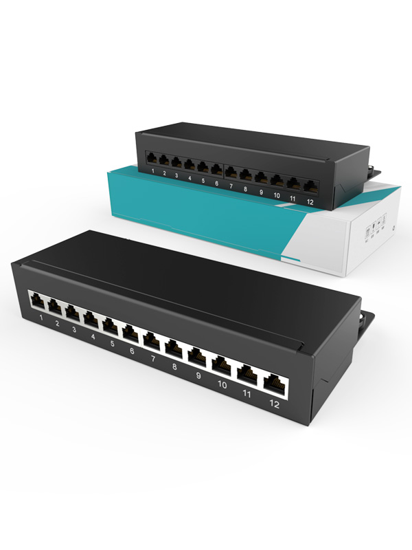 1U12口-防塵網(wǎng)絡配線架