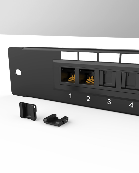 1U8口-弱電款網(wǎng)絡(luò)配線架