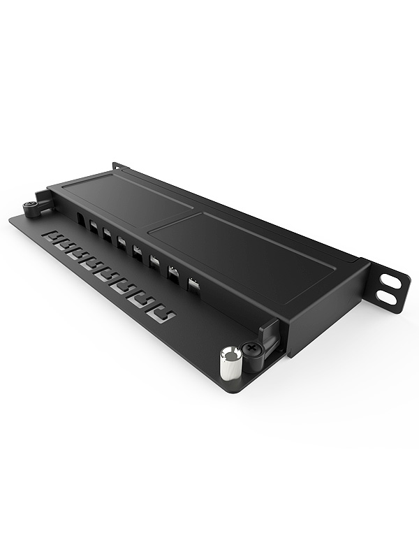 英曼0.5U8口-防塵網(wǎng)絡配線架