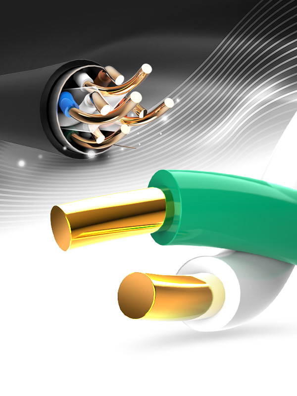 超六類-萬兆屏蔽工程網線