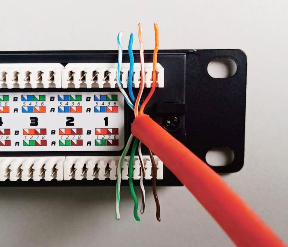 機房機柜網絡配線架的作用是什么？網絡配線架如何打線安裝？